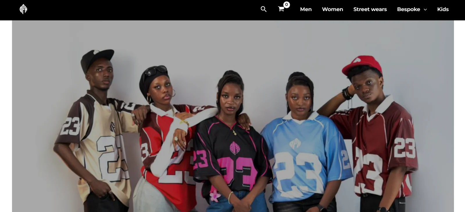 Shop DFH website project preview